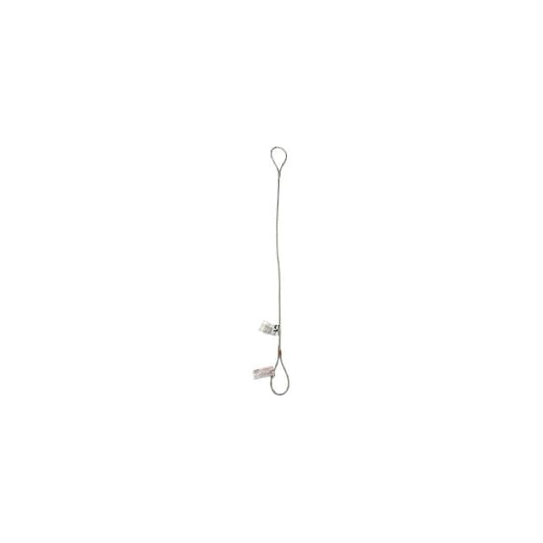 Lift America Wire Rope Sling 3/8in x 2' Eye & Eye, 2000/2400/4800 Lbs Cap